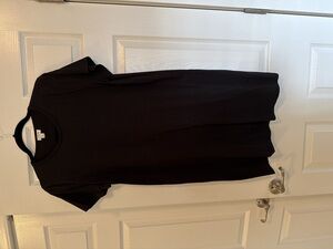 J Crew black shift dress